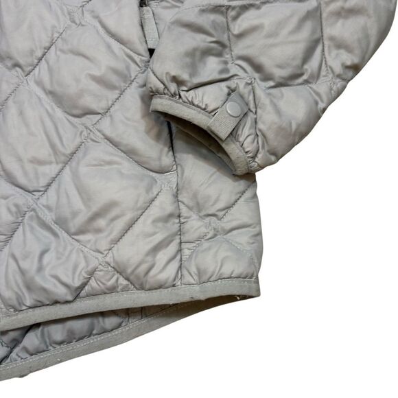 The North Face Girls Thermoball Eco Hoodie Jacket Grey Size Small 7/8 - Picture 2 of 10